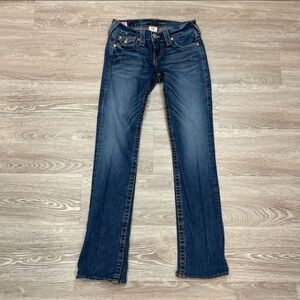 True Religion Vintage Joey super t jeans but cut jeans 26x31 Mid rise Denim